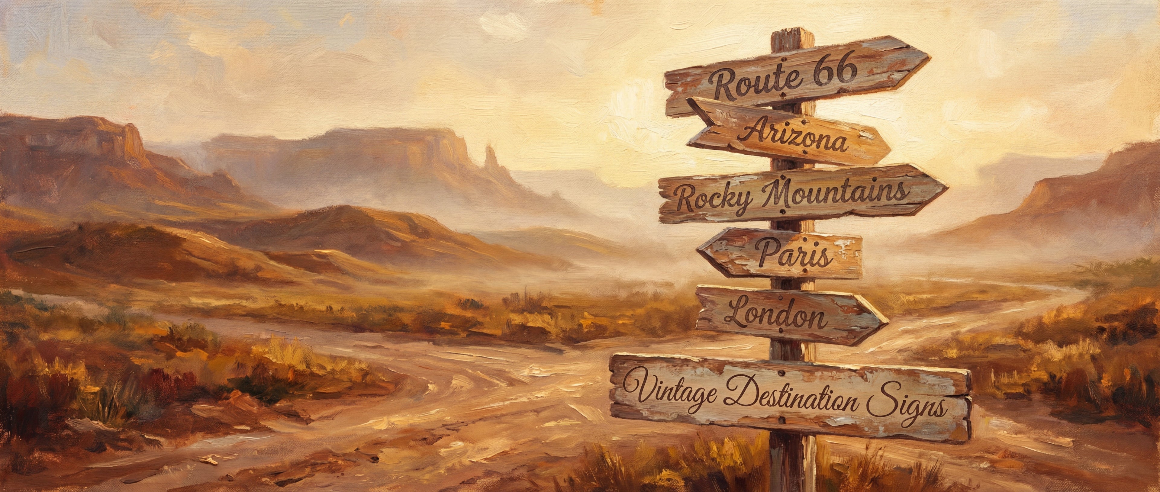 Vintage Destination Signs