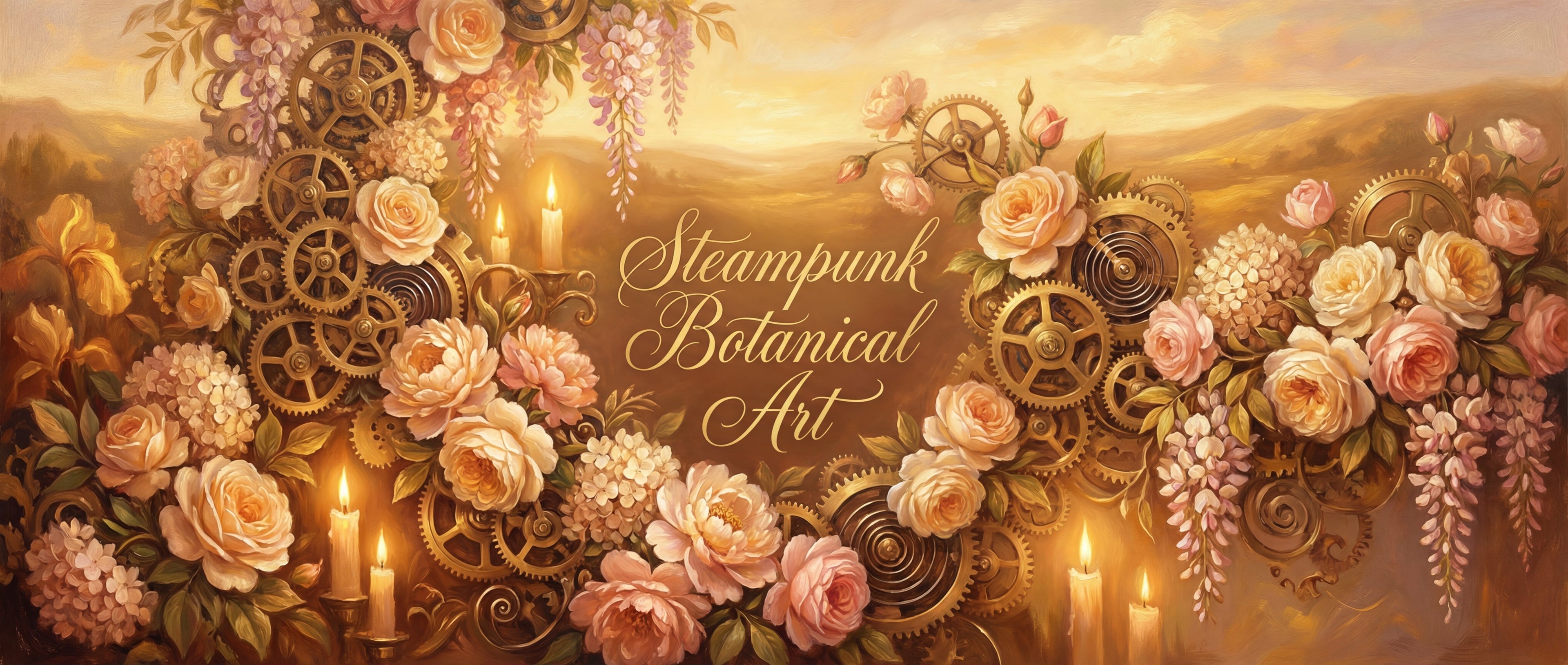 Steampunk Botanical Art